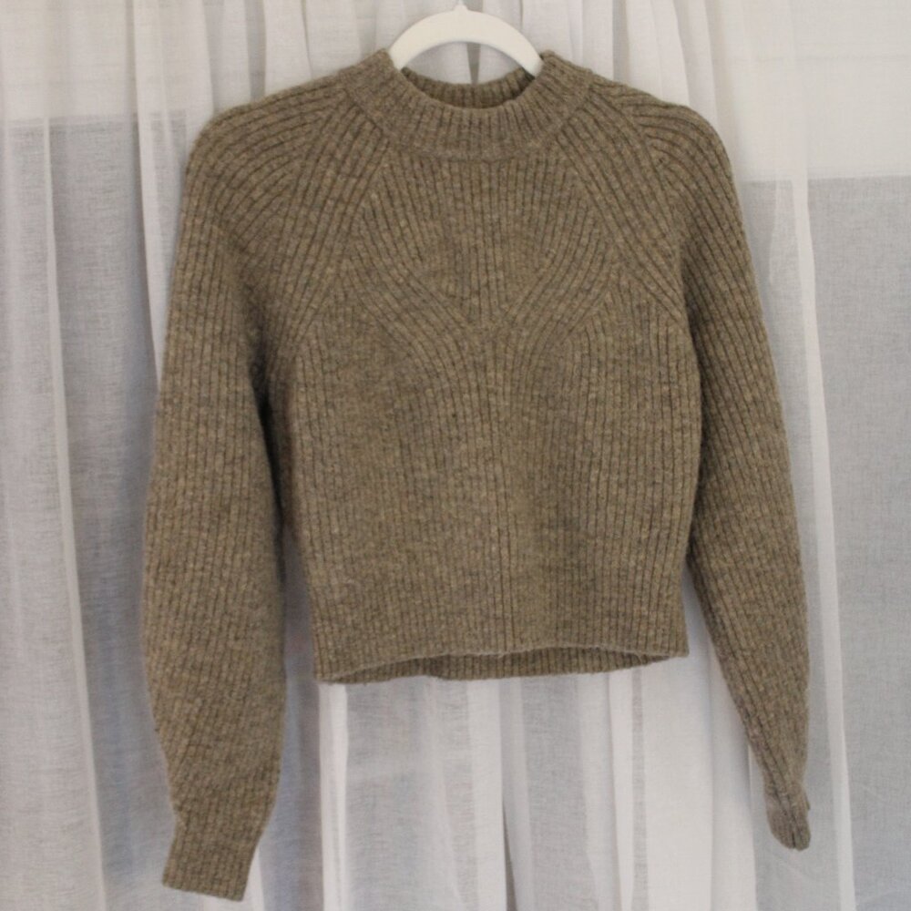 Weekday Relaxed Fit Nepped Knit Sweater – Size XS